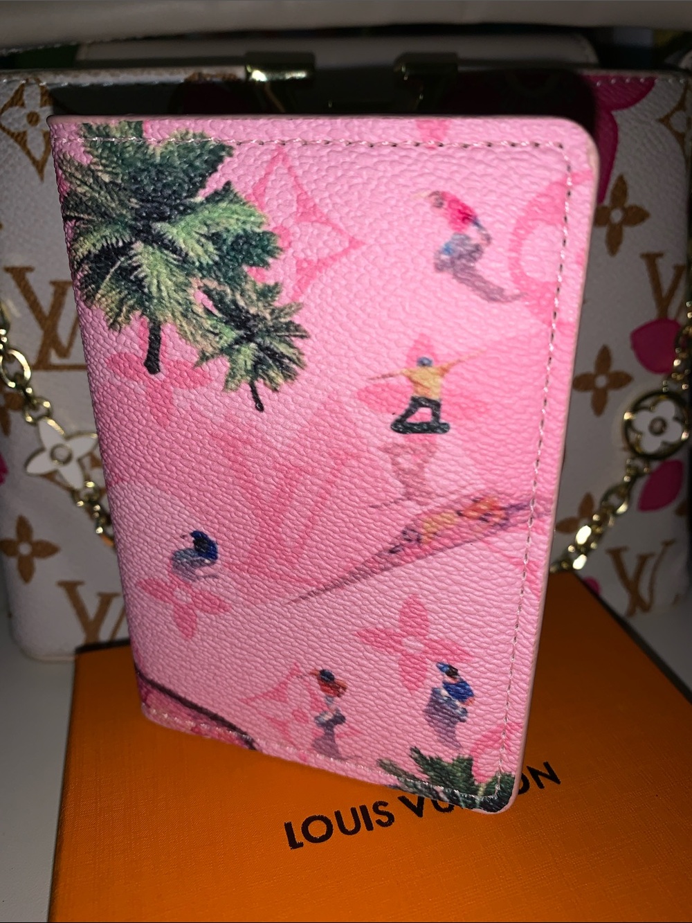 Monogram card holder/wallet/organizer